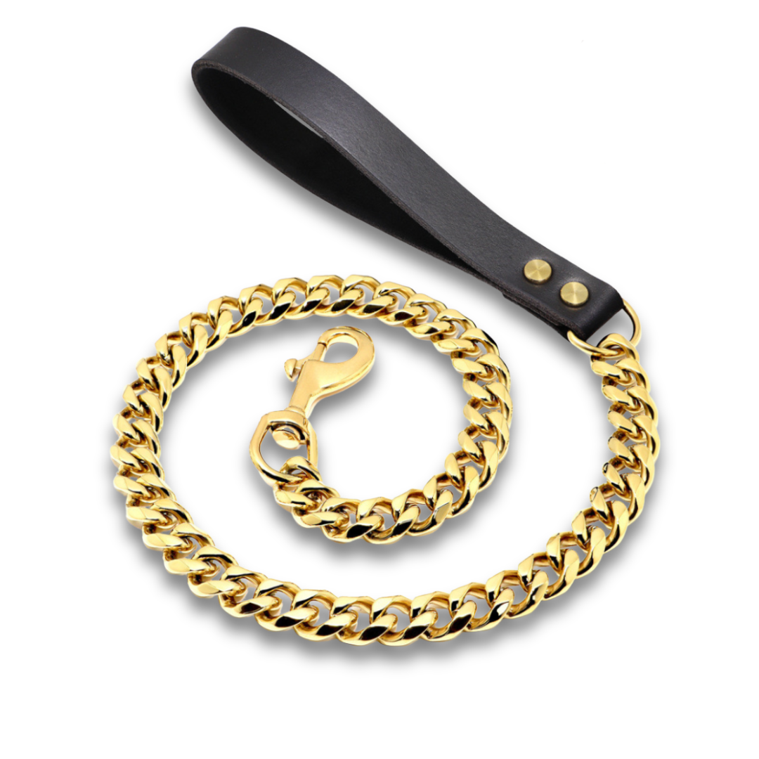 19mm Gold Chain Leash