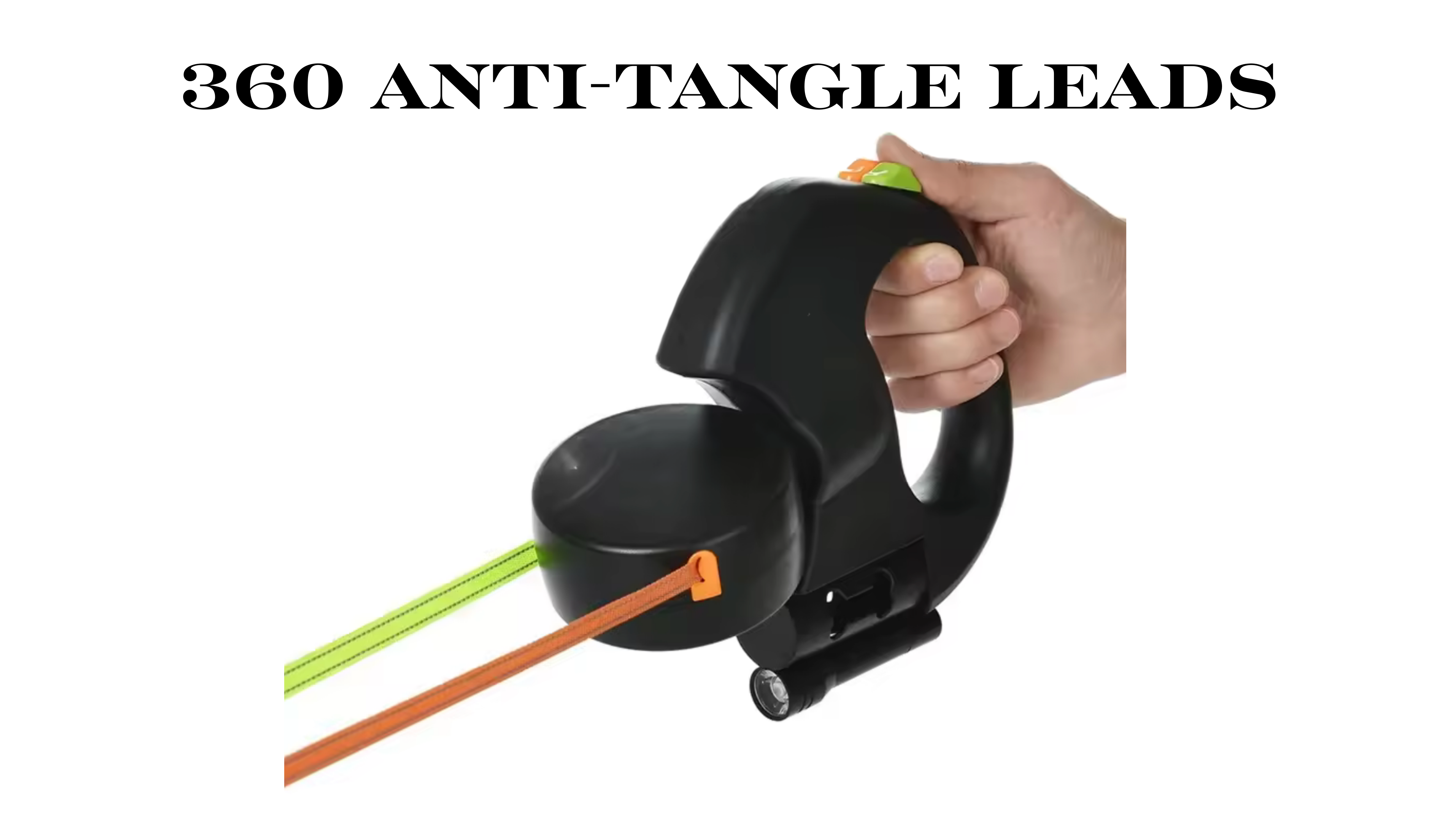 Dual Dog Leash Anti-Tangle Swivel